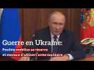 Guerre en Ukraine: Poutine mobilise sa réserve et menace d'utiliser l'arme nucléaire