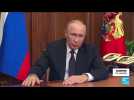 Allocution de Vladimir Poutine : un 