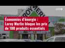 VIDÉO. Économies d'énergie : Leroy Merlin bloque les prix de 100 produits essentiels