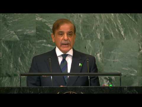 Climate disaster 'will not stay in Pakistan,' PM Sharif warns UN