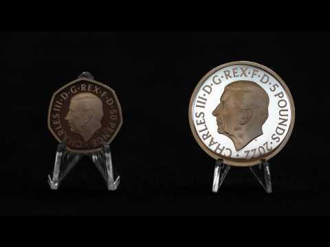 Royal Mint unveils first coins to feature King Charles III portrait