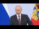 Putin addresses Russian elite over annexation signing
