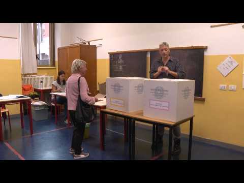 Residents of Milan vote in Italy's parliamentary elections