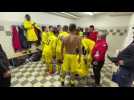Coupe de France : scène de joie dans le vestiaire après la qualification de l'Asofa