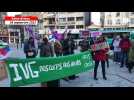 VIDÉO. A Saint-Brieuc, 90 personnes manifestent pour le droit à l'avortement