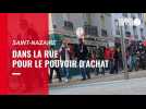 VIDEO. Plus de 1500 manifestants à Saint-Nazaire pour le pouvoir d'achat et contre la précarité.