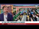 Le prix des containers en baisse