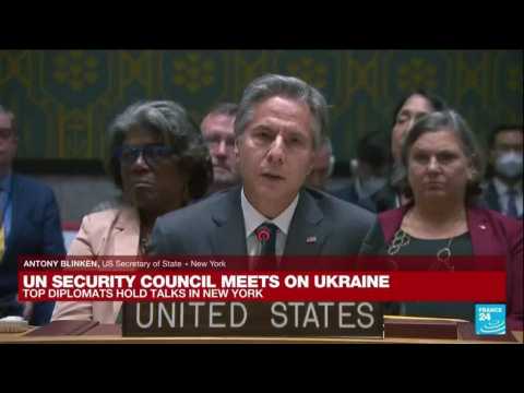 REPLAY - Blinken tells Security Council world 'can't let Putin get away with it'
