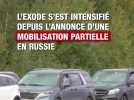 Des Russes fuient la mobilisation