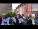 « Oubliés du Ségur » : Manifestation devant l'Association des paralysés de France à Amiens