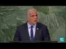 A l'ONU, le Premier ministre israélien Yaïr Lapid dit soutenir la 
