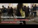 Guerre en Ukraine: Les manifestations contre la mobilisation au front violemment réprimées