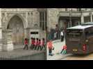 Westminster Abbey gates open for guests attending the state funeral of Queen Elizabeth II