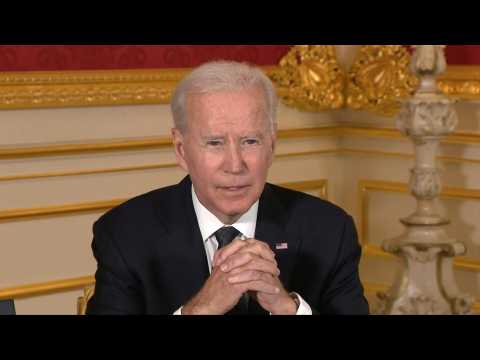 Biden recalls "decent, honourable" queen in Buckingham Palace visit