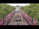 Queen's coffin approaches Buckingham Palace before final journey to Windsor
