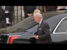 Joe Biden arrives for Queen Elizabeth II's funeral