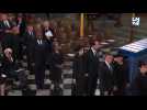 Charles Michel, Macron et Biden aux funérailles d'Elizabeth II