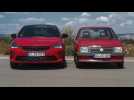 The new Opel Corsa in Red Design Preview