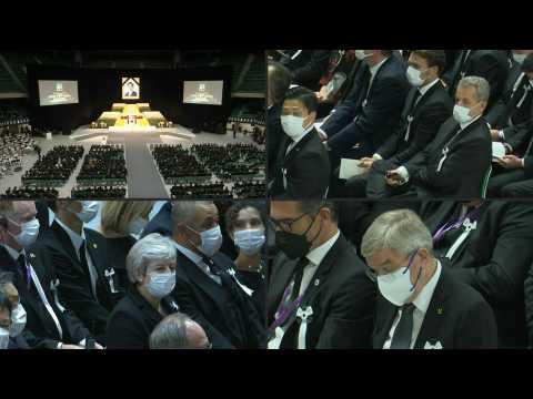 Japan: Guests gather for Shinzo Abe state funeral