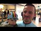Le nouveau champion du monde Remco Evenepoel accueilli en héros à l'aéroport (3)