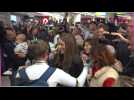Remco Evenepoel accueilli en héros à l'aéroport de Bruxelles