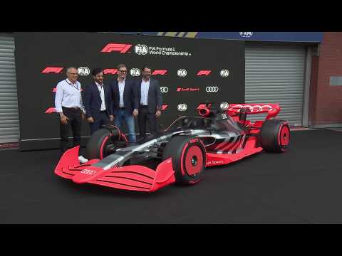 Showcar with Audi F1 launch livery reveal Spa-Francorchamps