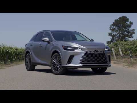 2023 Lexus RX 350h Luxury Design Preview in Sonic Silver
