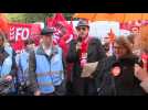 Paris: manifestation intersyndicale de soignants devant l'Assemblée nationale