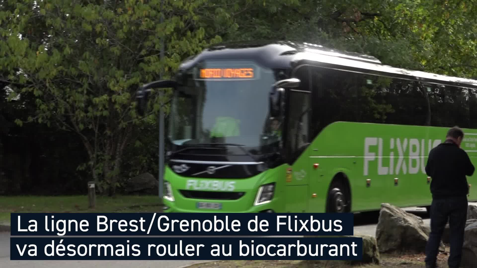 Brest/Grenoble, une ligne Flixbus 100% colza (Le Télégramme)