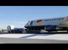 Remorquage du B737 de la West Atlantic, à Fréjorgues