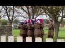 Héninel, près d'Arras : un soldat britannique inhumé 105 ans après sa mort