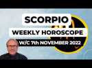 Scorpio Horoscope Weekly Astrology from 7th November 2022