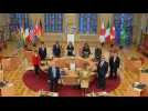 G7 foreign ministers' working session opens in Muenster, Germany