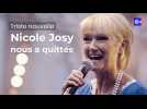 Nicole Josy, la chanteuse de Nicole et Hugo, est décédée à l'âge de 76 ans
