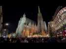 Vienne: ouverture du marché de Noël au pied de la cathédrale Saint-Étienne