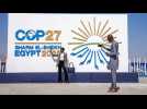 Lutte contre le changement climatique : les dirigeants du monde entrent sur scène à la COP27