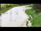 A Wimille, attention aux chaussées inondées route d'Houlouve