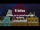 5 infos à retenir sur le conseil municipal de Reims. 7 novembre 2022