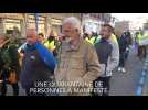 Manifestation contre l'inflation à Chauny