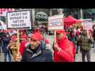 La grève des travailleurs belges, conséquence du 