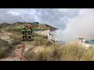 Chalet en feu à bleriot