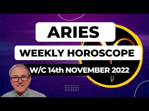Aries Horoscope Weekly Astrology from 14th November 2022