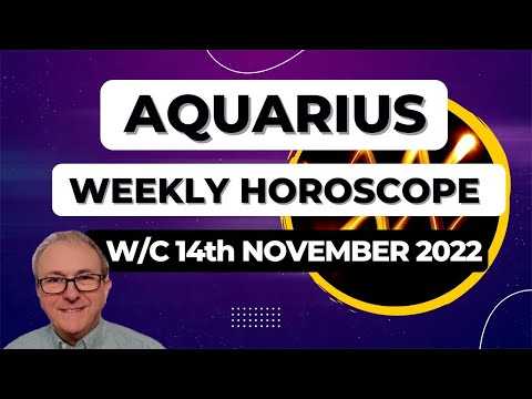 Aquarius Horoscope Weekly Astrology from 14th November 2022