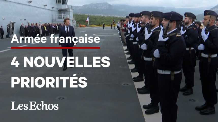 Illustration pour la vidéo Les 4 priorités de Macron pour l’armée française