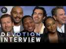 'Devotion' Interviews | Jonathan Majors, Glen Powell, Joe Jonas And More!