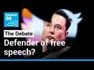 Defender of free speech? Elon Musk takeover sparks calls for regulation