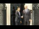 British PM welcomes NATO Secretary General to Downing Street
