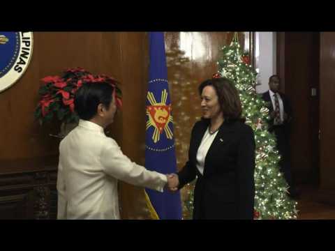 VP Harris meets Philippines President Marcos in effort to boost ties