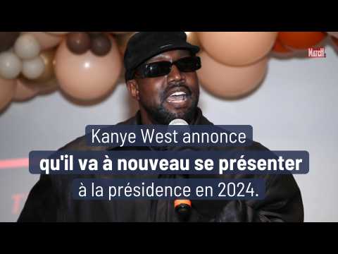 VIDEO : Kanye West annonce sa candidature à la présidence 2024