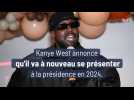 Kanye West annonce sa candidature à la présidence 2024
